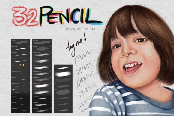 Download Pencil Procreate Brush - Pencil procreate Collection