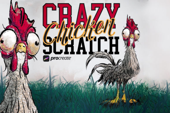 Download Crazy Chicken Scratch Procreate Brushes - Scratch Collection