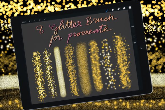 Download Glitter Brushes for Procreate Ipad - Glitter brushes Collection
