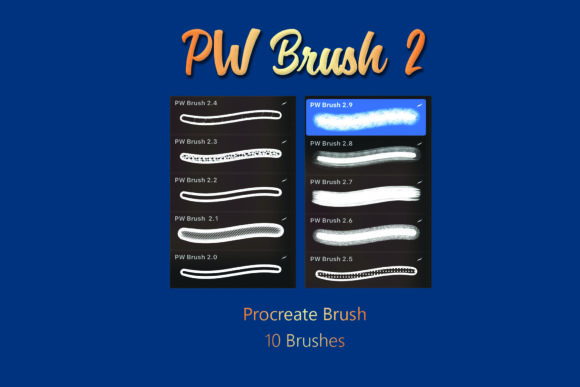 Download PW Procreate Brush 2 Glitter Brushes - Glitter brushes Collection