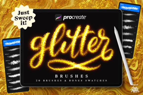 Download Procreate Glitter Brushes - Glitter brushes Collection