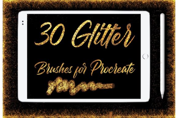 Download Glitter Brushes for Procreate - Glitter brushes Collection